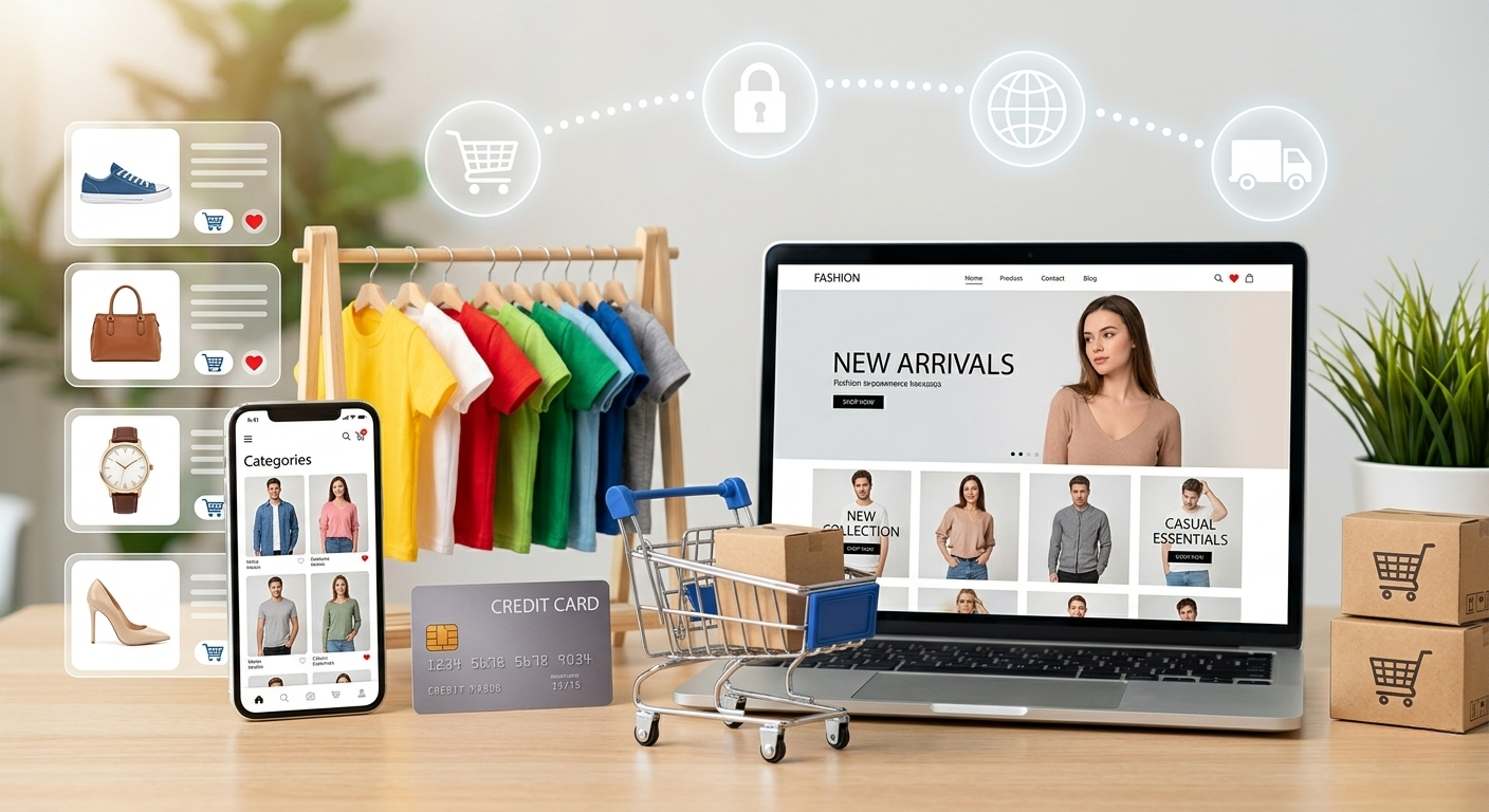 Création de site e-commerce au Maroc — boutique en ligne multi-supports, paiement sécurisé & livraison — WEB AGENCY AD