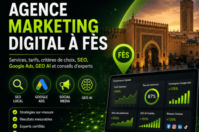 Agence Marketing Digital Fès | SEO, Google Ads, Sites Web & Réseaux Sociaux